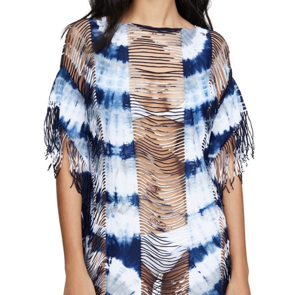 PilyQ Monique Cover Up Dress Tie Dye - Picture 4 of 9